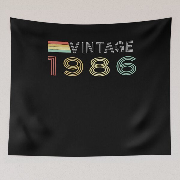 Item preview, Vintage 1986, 37th Birthday Gift designed and sold by ahmedbakkali.
