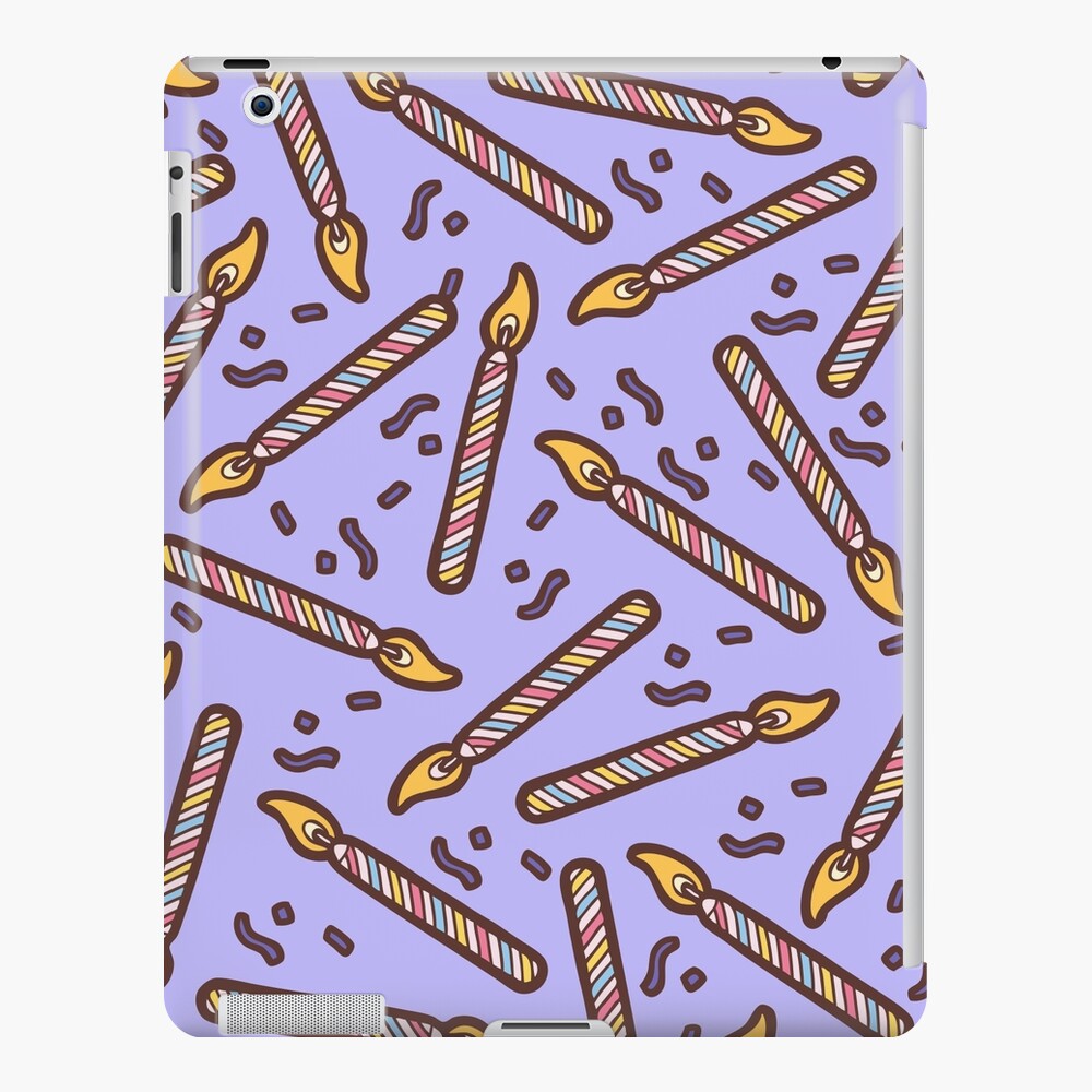 Celebration Candles Pattern iPad Snap Case