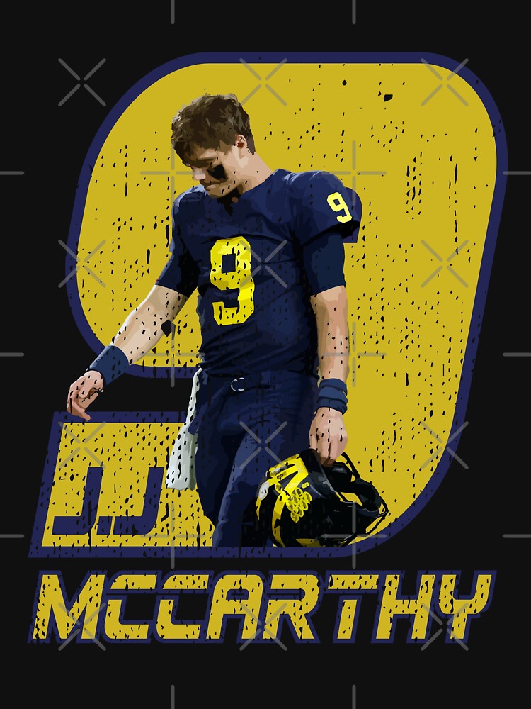 JudesRetroTees JJ McCarthy Vintage Tee - University Quarterback JJ McCarthy Tee - Unisex Heavy Cotton Tee