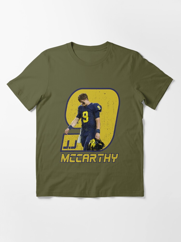 JudesRetroTees JJ McCarthy Vintage Tee - University Quarterback JJ McCarthy Tee - Unisex Heavy Cotton Tee