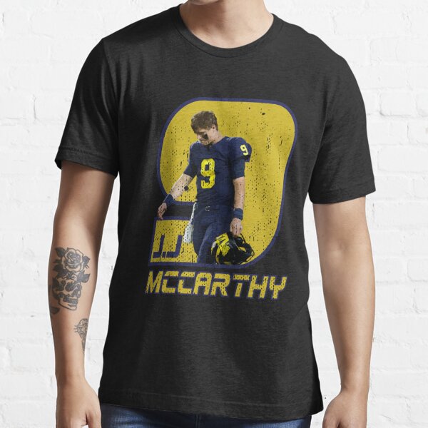 JudesRetroTees JJ Mccarthy Vintage Tee - University Quarterback JJ Mccarthy Tee - Unisex Heavy Cotton Tee