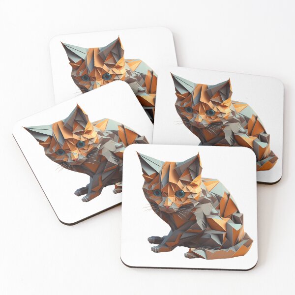 Item preview, Polygone Cat #2 designed and sold by ArtShanth.