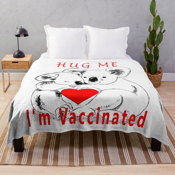 Item preview, Hug Me I'm Vaccinated designed and sold by Soudesign99.