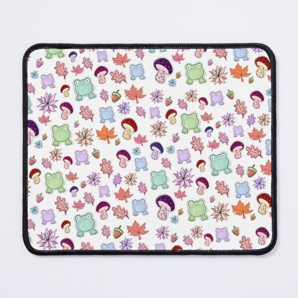 Item preview, Frogs and Mushrooms Pattern designed and sold by Badbabydesigns.