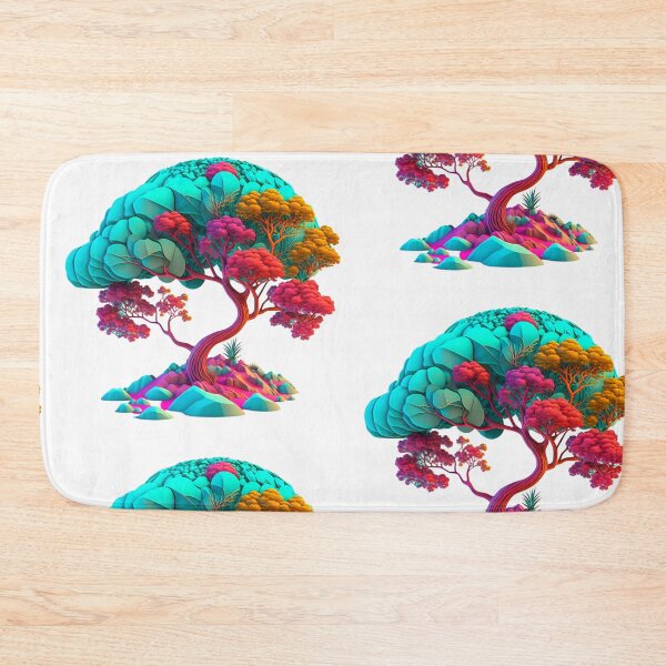 Item preview, Colourful Tree in Fibonacci Design for Fashion Accessories and Home Decor Style designed and sold by RAGANADesign.