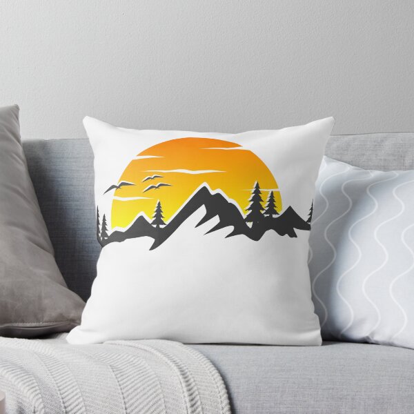 Item preview, mountains and a breathtaking sunset in the background designed and sold by chadamax.