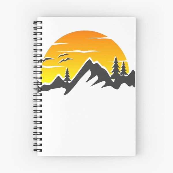 Item preview, mountains and a breathtaking sunset in the background designed and sold by chadamax.