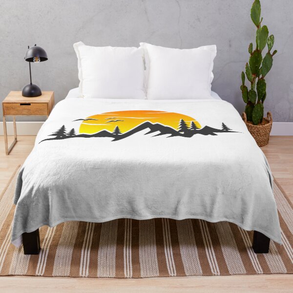 Item preview, mountains and a breathtaking sunset in the background designed and sold by chadamax.