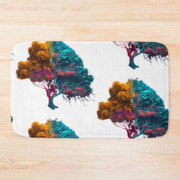Item preview, Colourful Tree in Fibonacci Design for Fashion Accessories and Home Decor Style designed and sold by RAGANADesign.