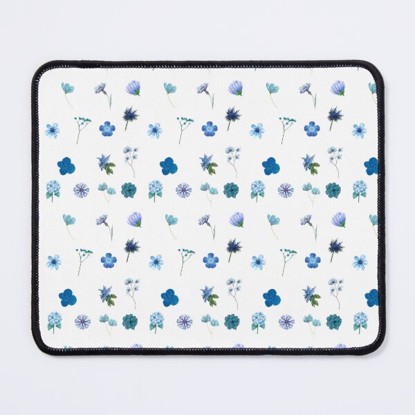 Item preview, Flower Arrangements Beautiful Blue Blooming Spring Flowers, Pastel Blue Aesthetic Blossom Flower Set designed and sold by Flowerartlovers.