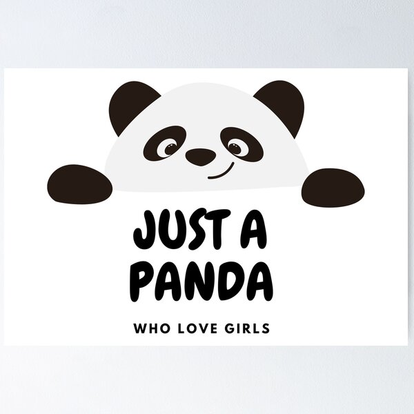 Juste une fille qui aime les pandas, l'ours panda, l'amant de