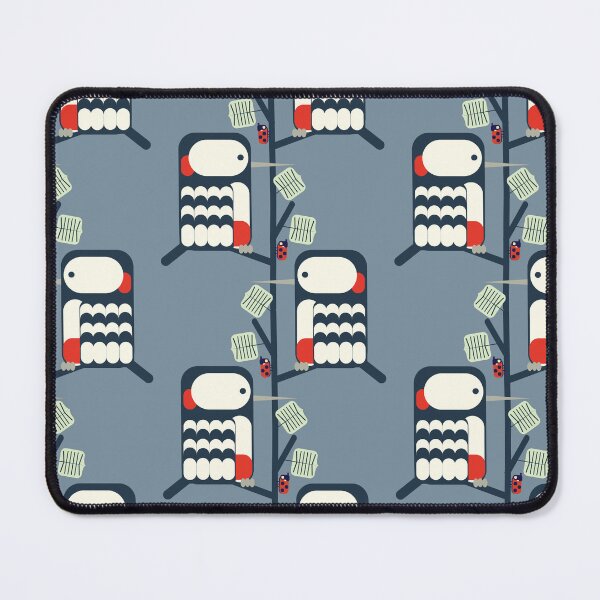 Item preview, Cute Retro Woodpecker pattern designed and sold by Scarlet Jay Design.
