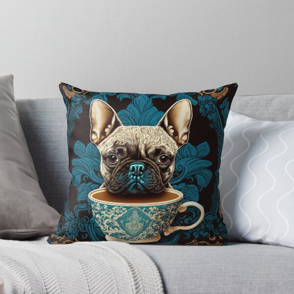 Item preview, Coffee and French BullDog Blue designed and sold by Juliascutecornr.