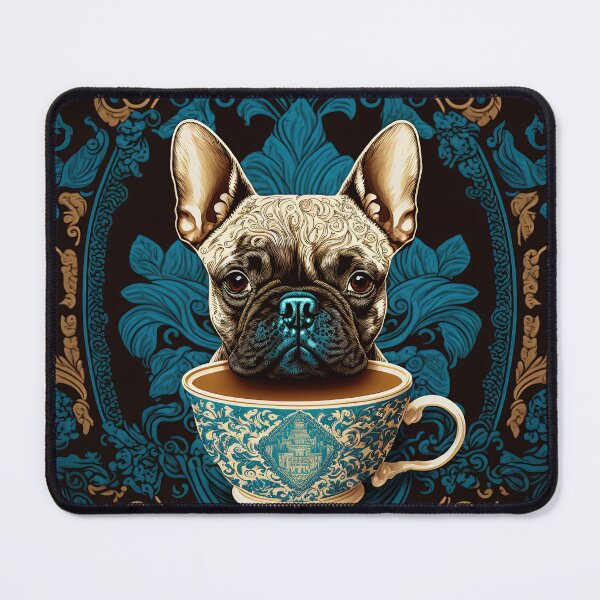 Item preview, Coffee and French BullDog Blue designed and sold by Juliascutecornr.