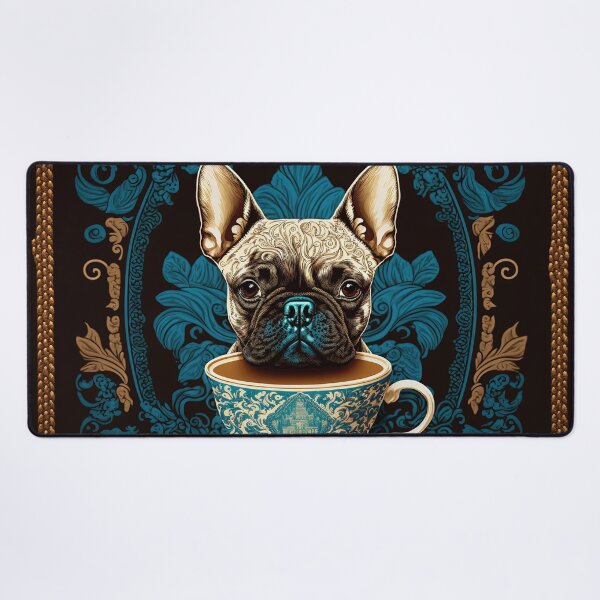 Item preview, Coffee and French BullDog Blue designed and sold by Juliascutecornr.