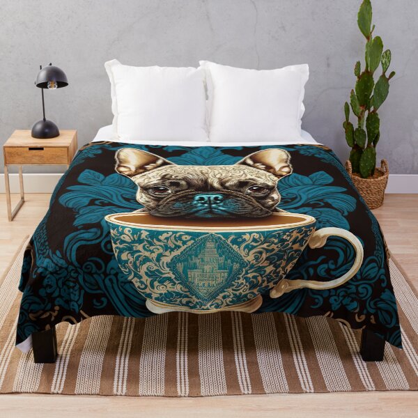 Item preview, Coffee and French BullDog Blue designed and sold by Juliascutecornr.