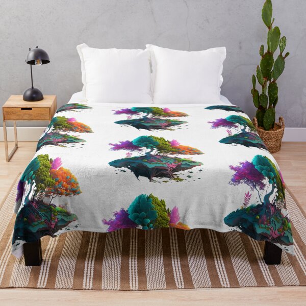 Item preview, Colourful Tree in Fibonacci Design for Fashion Accessories and Home Decor Style designed and sold by RAGANADesign.