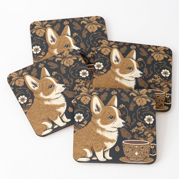 Item preview, Coffee and Corgi  designed and sold by Juliascutecornr.