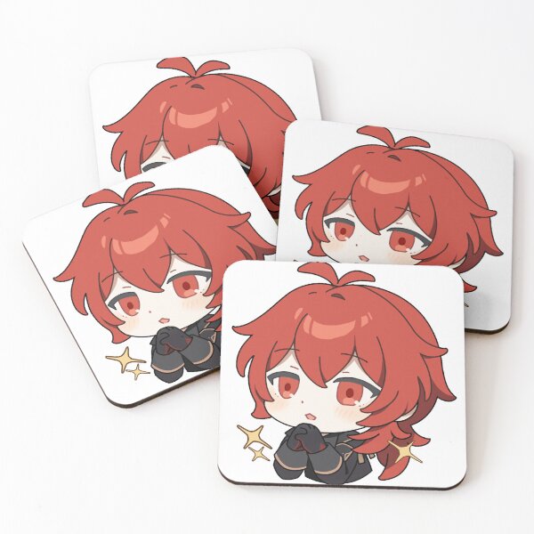 Item preview, ⭐⭐⭐⭐⭐Diluc Genshin Impact Fanart Chibi Diluc Fanart Waku Waku Diluc Merch Genshin Merch Diluc Merchandise   designed and sold by feach.