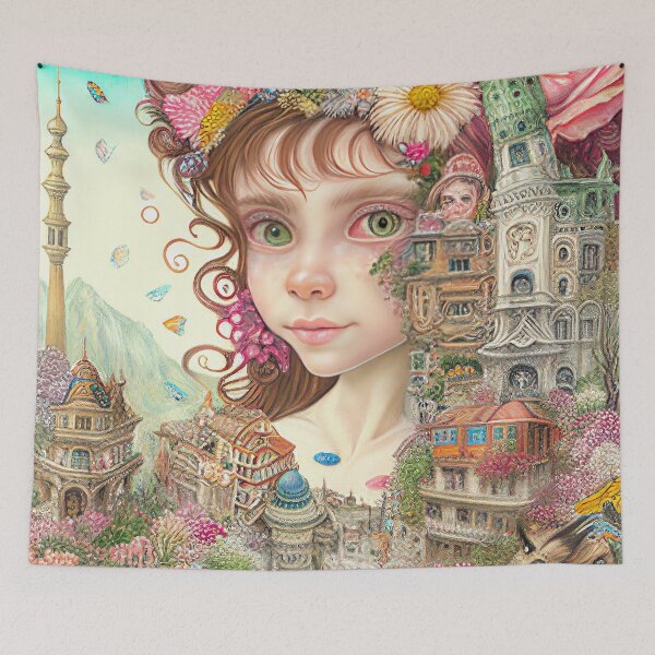 Item preview, Copy of portrait of rococo girls designed and sold by tinkertailorart.