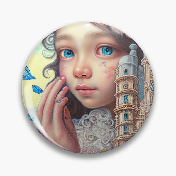 Item preview, portrait of rococo girls designed and sold by tinkertailorart.