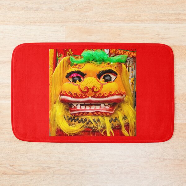 Item preview, Golden red Chinese Dragon mask SQ designed and sold by kall3bu.