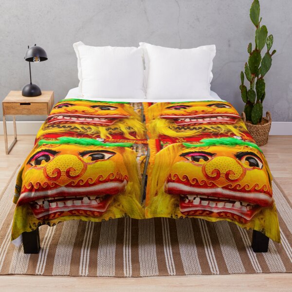Item preview, Golden red Chinese Dragon mask SQ designed and sold by kall3bu.