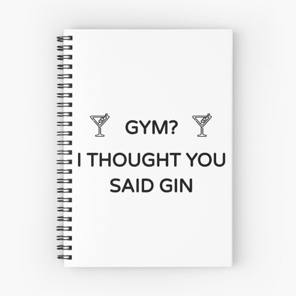 Item preview, Gym? I Thought you said Gin (Gin Funny Cool Desing) designed and sold by BRAZILCOOLSHIRT.