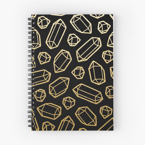 Item preview, Gold and Black Gemstone Pattern designed and sold by evannave.