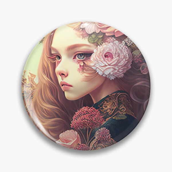 Item preview, portrait of rococo girls designed and sold by tinkertailorart.