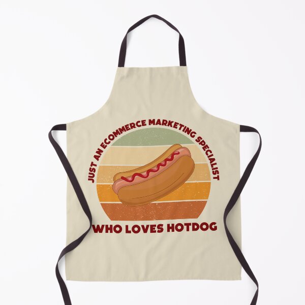 Item preview, Just an Ecommerce marketing specialist who loves hotdog, dark text, funny food lovers Ecommerce marketing specialist job, marketing department, humor, joke, meme, hotdog lover, foodie worker designed and sold by SGS-.