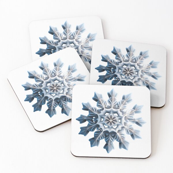 Item preview, Snowflake Fibonacci Style Rainbow Colourful Nature designed and sold by RAGANADesign.