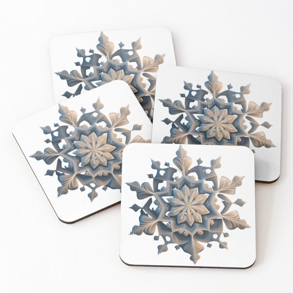 Item preview, Snowflake Fibonacci Style Rainbow Colourful Nature designed and sold by RAGANADesign.