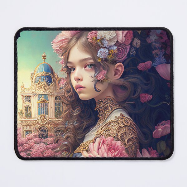 Item preview, portrait of rococo girls designed and sold by tinkertailorart.