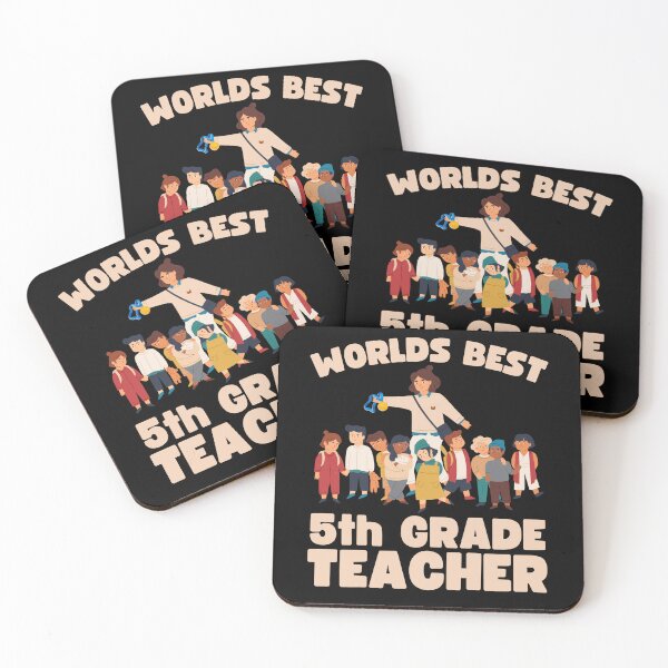 Item preview, Worlds Best 5th Grade Teacher  designed and sold by to-esu.