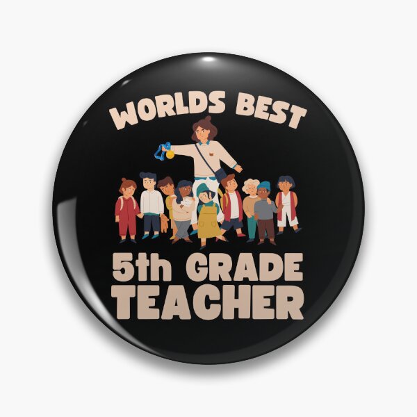Item preview, Worlds Best 5th Grade Teacher  designed and sold by to-esu.