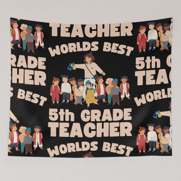 Item preview, Worlds Best 5th Grade Teacher  designed and sold by to-esu.