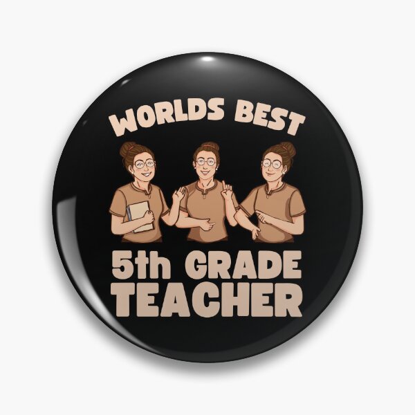 Item preview, Worlds Best 5th Grade Teacher  designed and sold by to-esu.