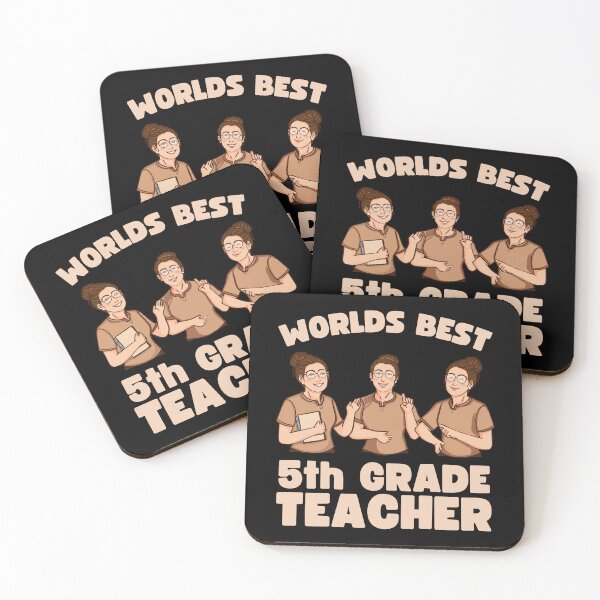 Item preview, Worlds Best 5th Grade Teacher  designed and sold by to-esu.