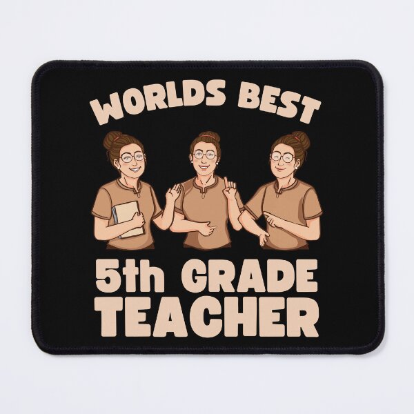 Item preview, Worlds Best 5th Grade Teacher designed and sold by to-esu.