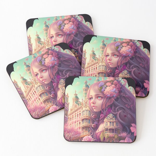 Item preview, portrait of rococo girls designed and sold by tinkertailorart.