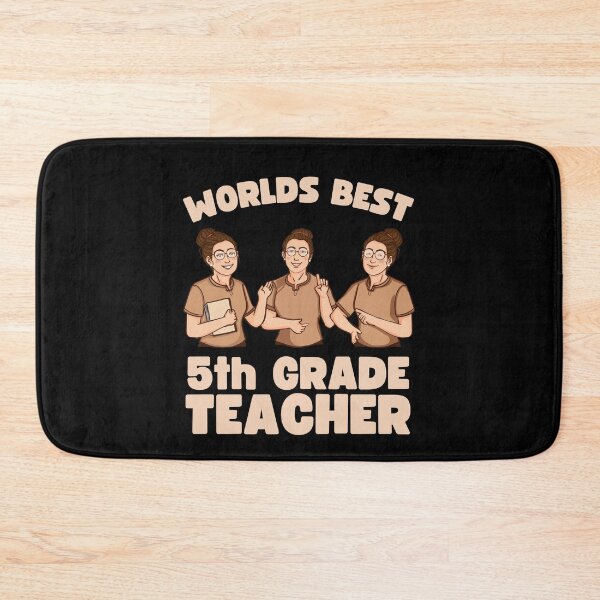 Item preview, Worlds Best 5th Grade Teacher  designed and sold by to-esu.