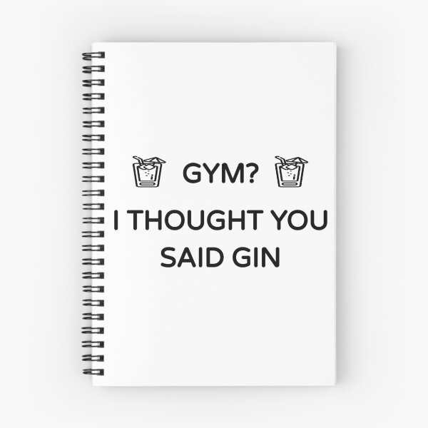 Item preview, Copy of Gym? I Thought you said Gin (Gin Funny Cool Desing) designed and sold by BRAZILCOOLSHIRT.