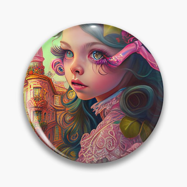 Item preview, portrait of rococo girls designed and sold by tinkertailorart.