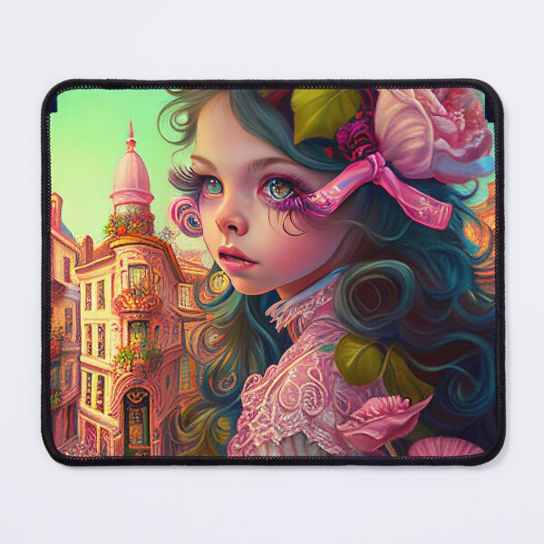 Item preview, portrait of rococo girls designed and sold by tinkertailorart.