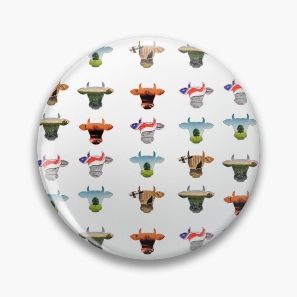 Item preview, Cow Head Sticker pack Cow head silhouette Cattle head outline stickers designed and sold by FarmsteadAcers.