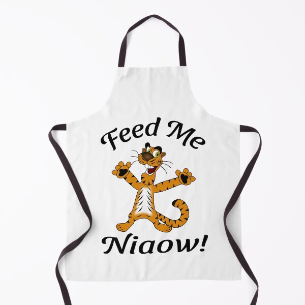 Item preview, Hungry Tiger Feed Me Niaow Light Background designed and sold by Aurorapod.