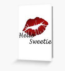 River song mono from Dr who Greeting Card