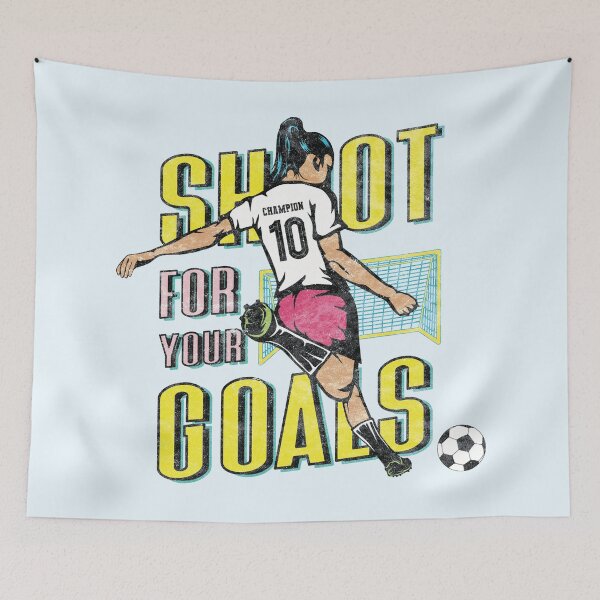 Item preview, Shoot For Your Goals (Women's Soccer) designed and sold by Numero14.