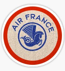 Air France Vintage Label Sticker
